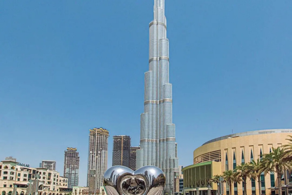 برج خلیفه با مناظر شهری