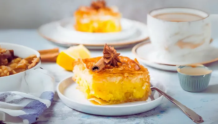 گالاکتوبوریکو (Galaktoboureko)- غذاهای معروف یونان