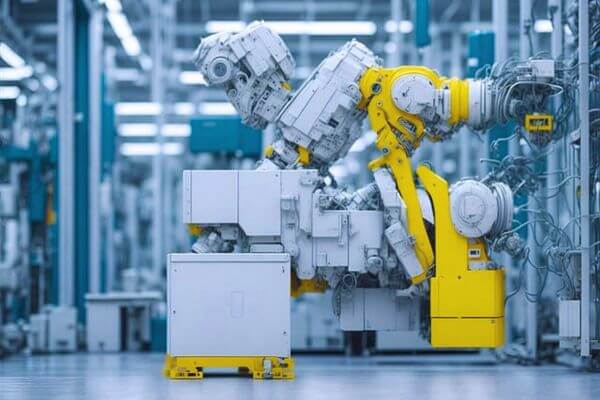 رباتهای پیشرفته در خط تولید کارخانه - نقش فناوری در OEM